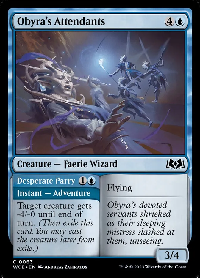 Obyra's Attendants // Desperate Parry Front Face