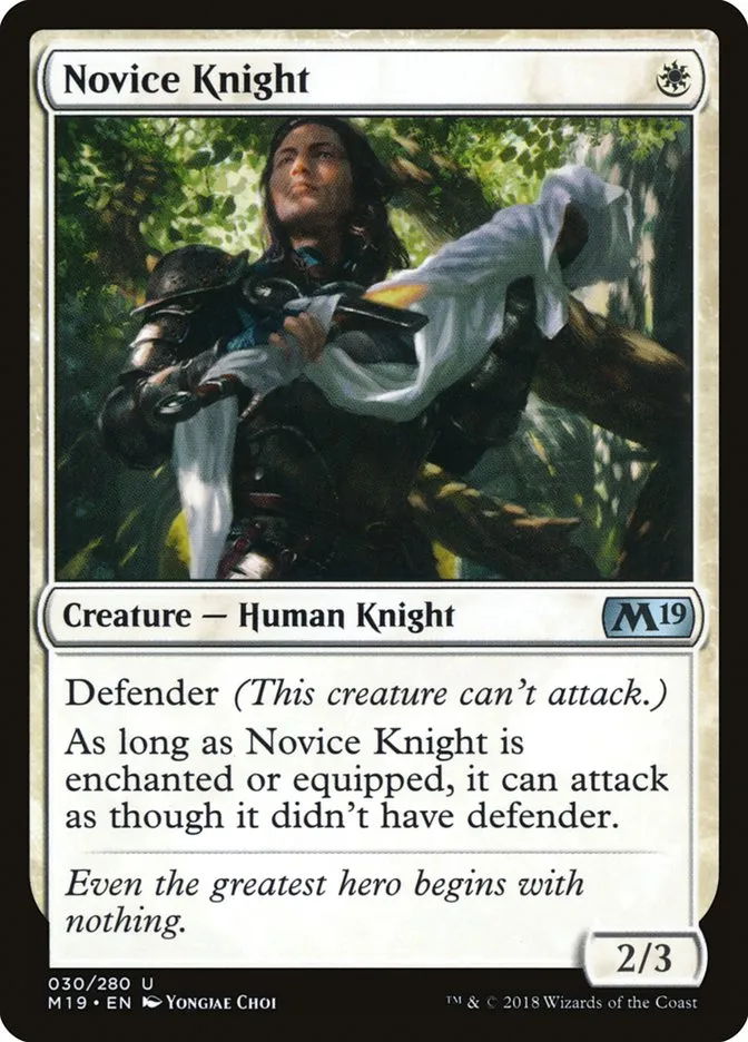 Novice Knight Front Face