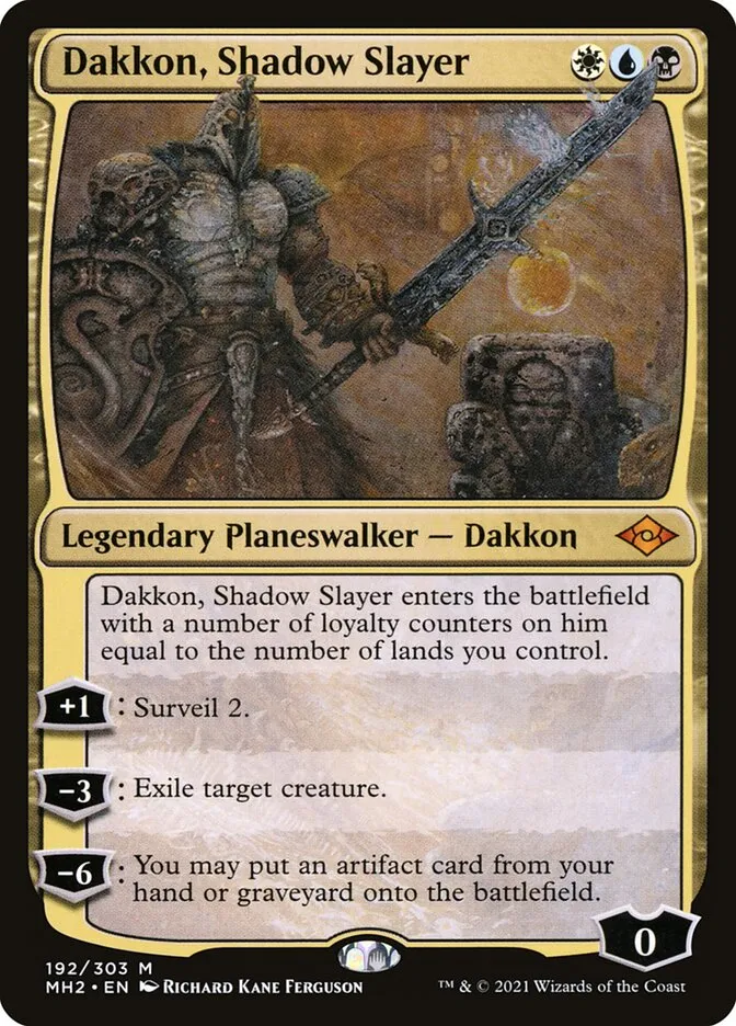 Dakkon, Shadow Slayer Front Face