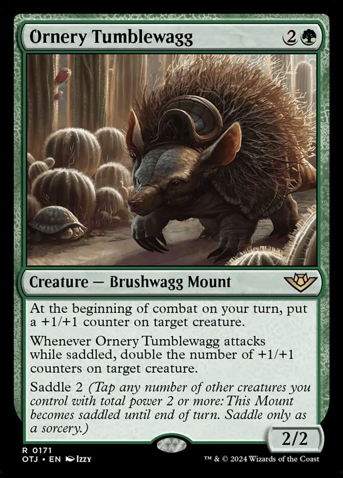 Ornery Tumblewagg Front Face