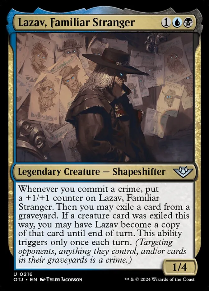 Lazav, Familiar Stranger Front Face