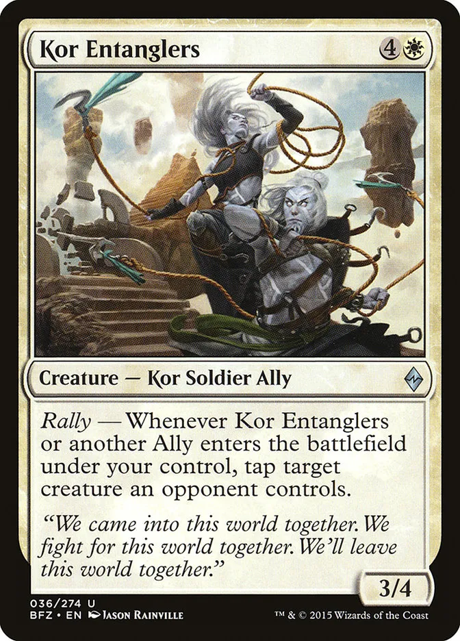 Kor Entanglers Front Face
