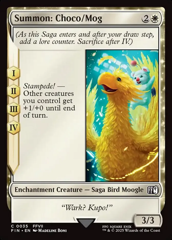 Summon: Choco/Mog Front Face