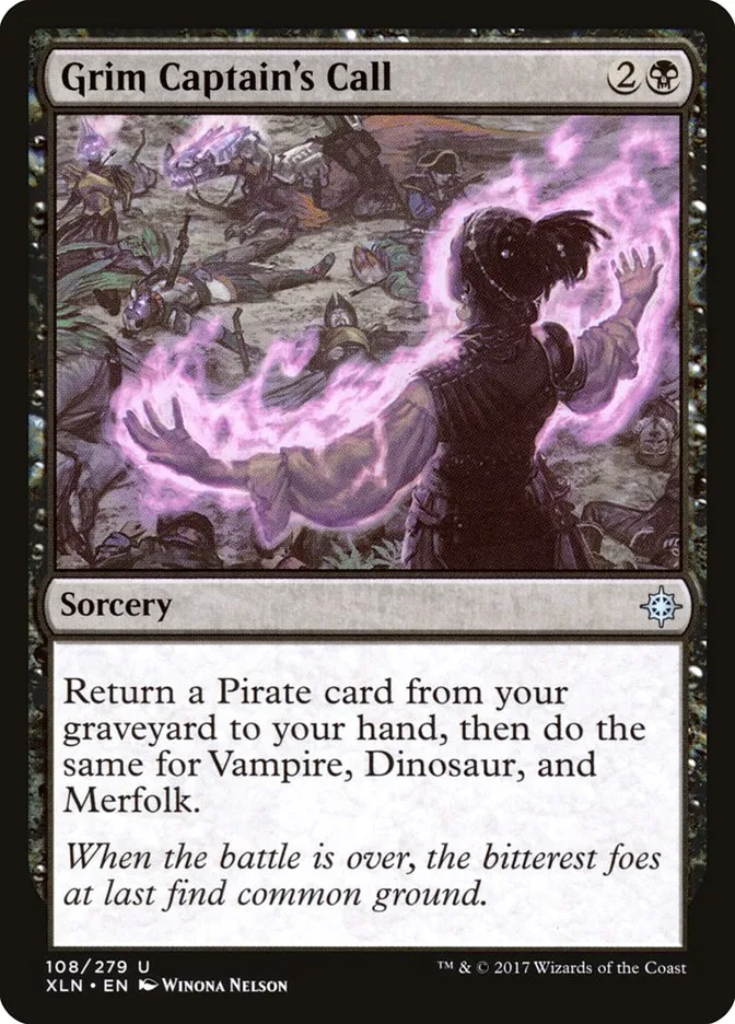 Grim Captain's Call Front Face
