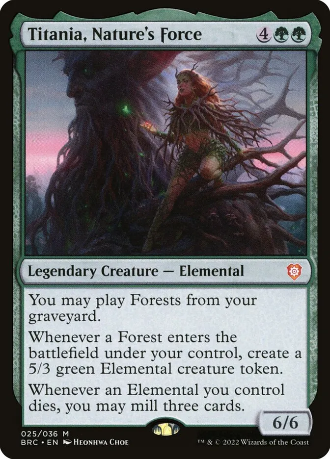 Titania, Nature's Force Front Face