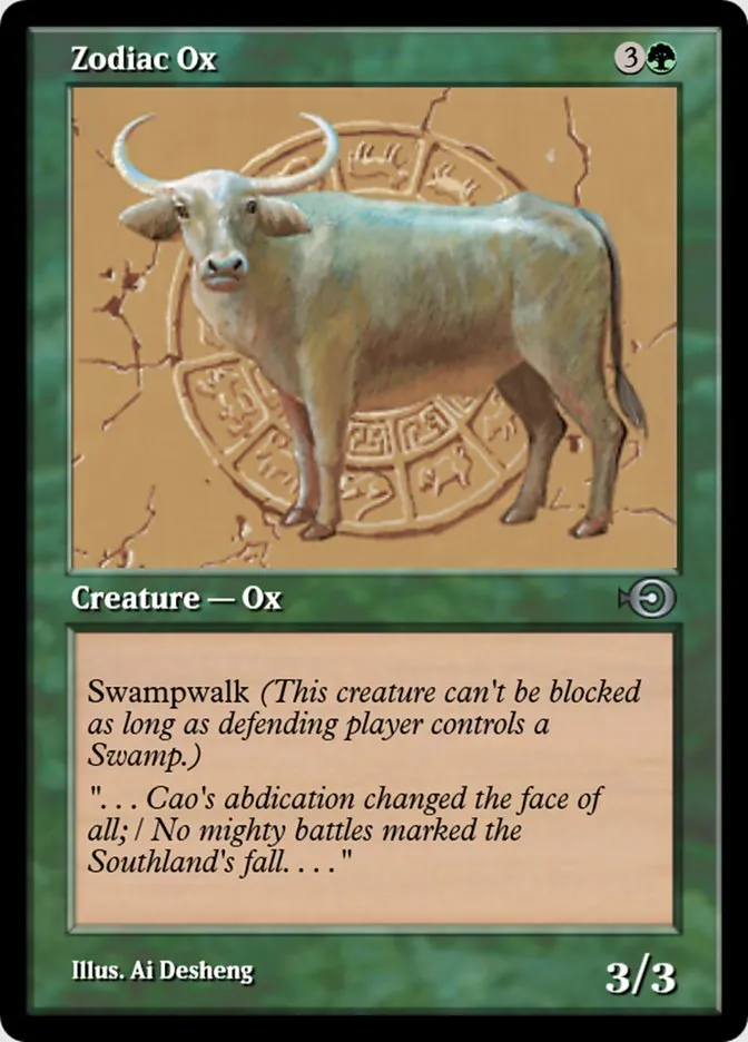 Zodiac Ox Front Face