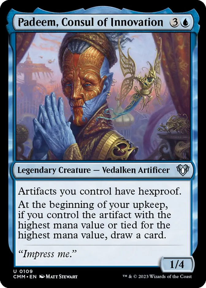 Padeem, Consul of Innovation Front Face