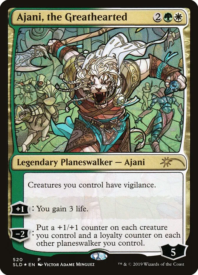 Ajani, the Greathearted Front Face