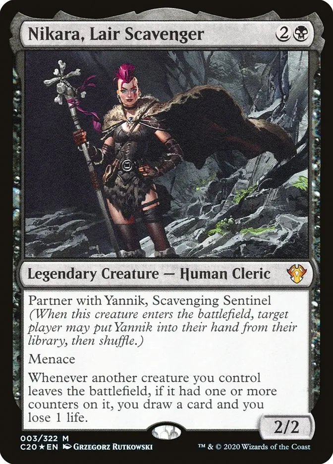 Nikara, Lair Scavenger Front Face