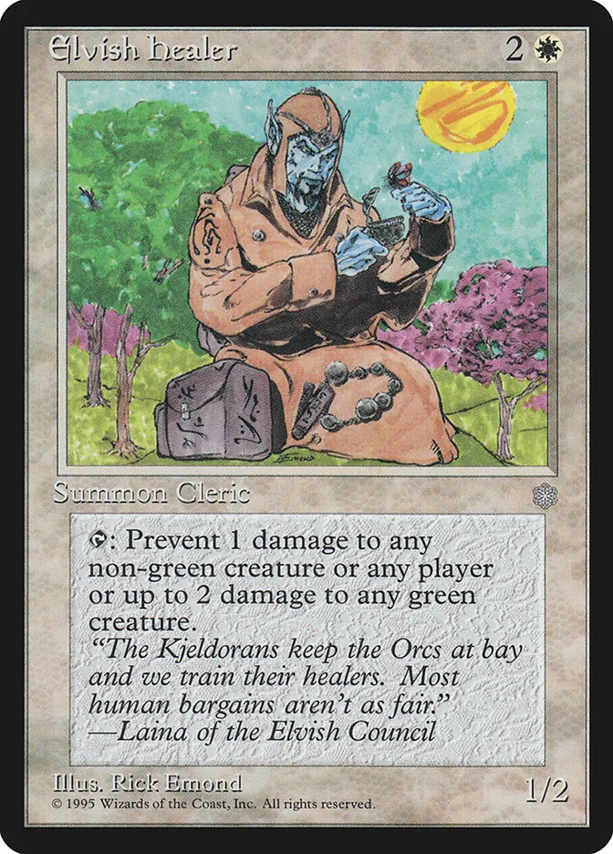 Elvish Healer Front Face