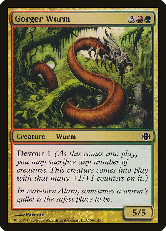 Gorger Wurm Front Face