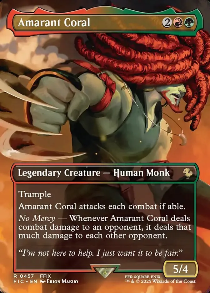 Amarant Coral Front Face