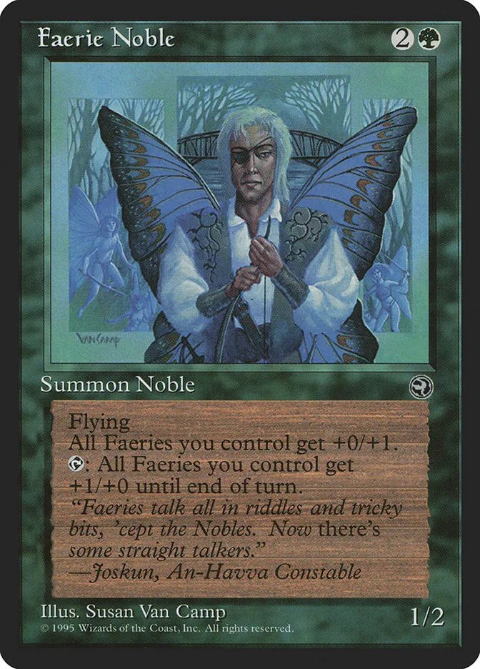 Faerie Noble Front Face