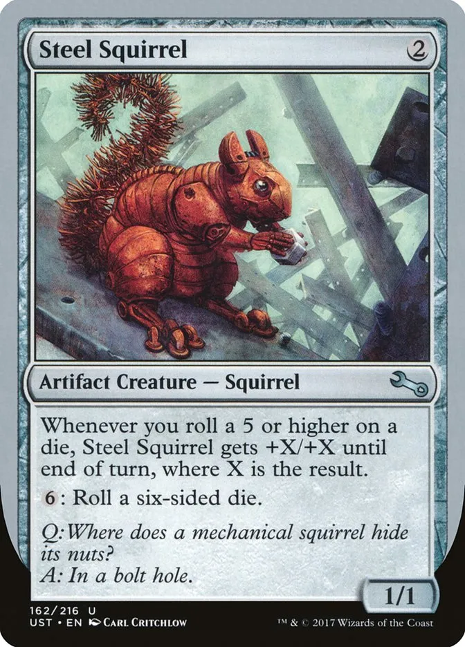 Steel Squirrel Front Face