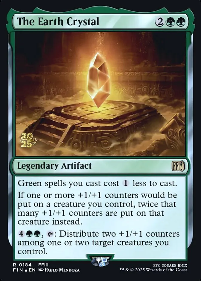 The Earth Crystal Front Face