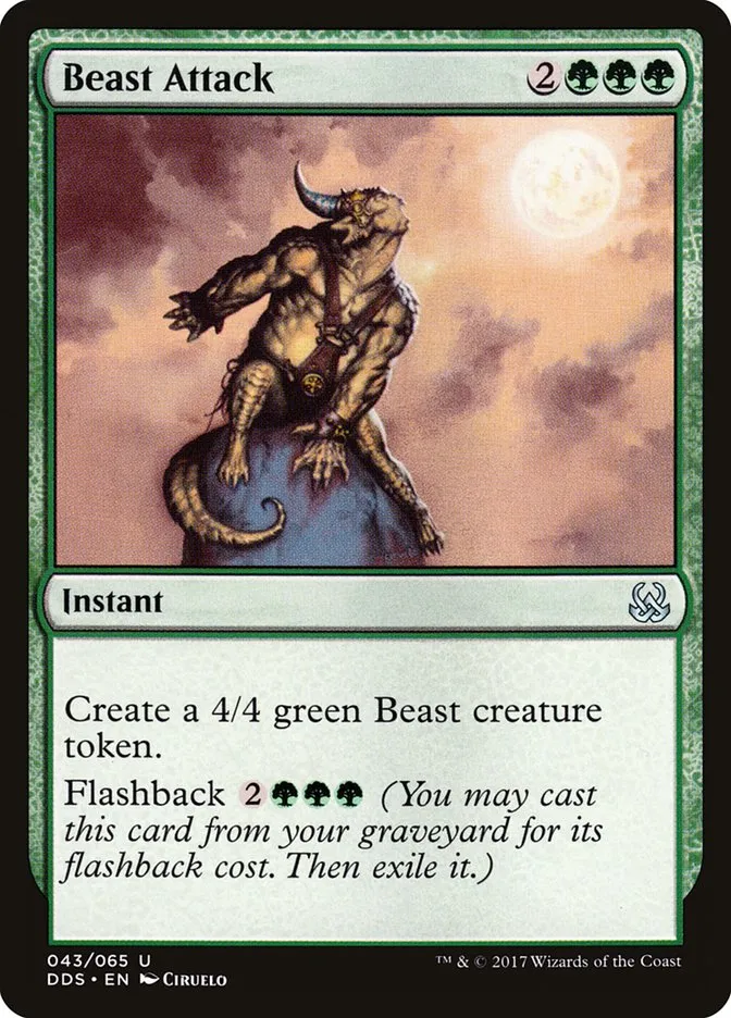 Beast Attack Front Face