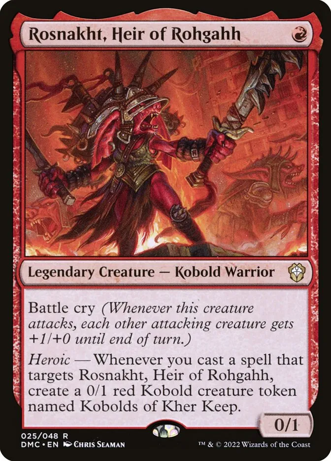 Rosnakht, Heir of Rohgahh Front Face