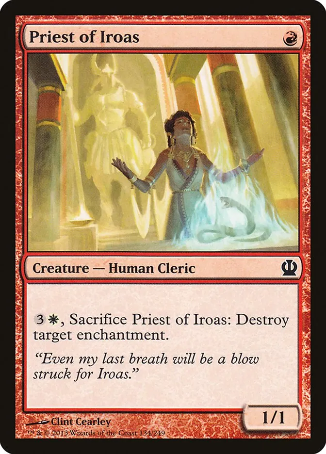 Priest of Iroas Front Face