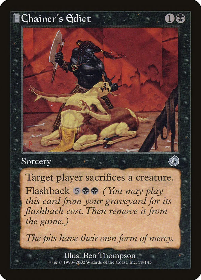 Chainer's Edict Front Face