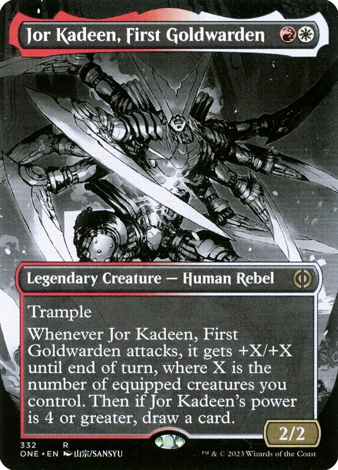 Jor Kadeen, First Goldwarden Front Face