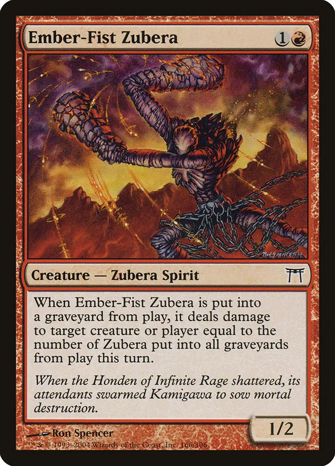 Ember-Fist Zubera Front Face