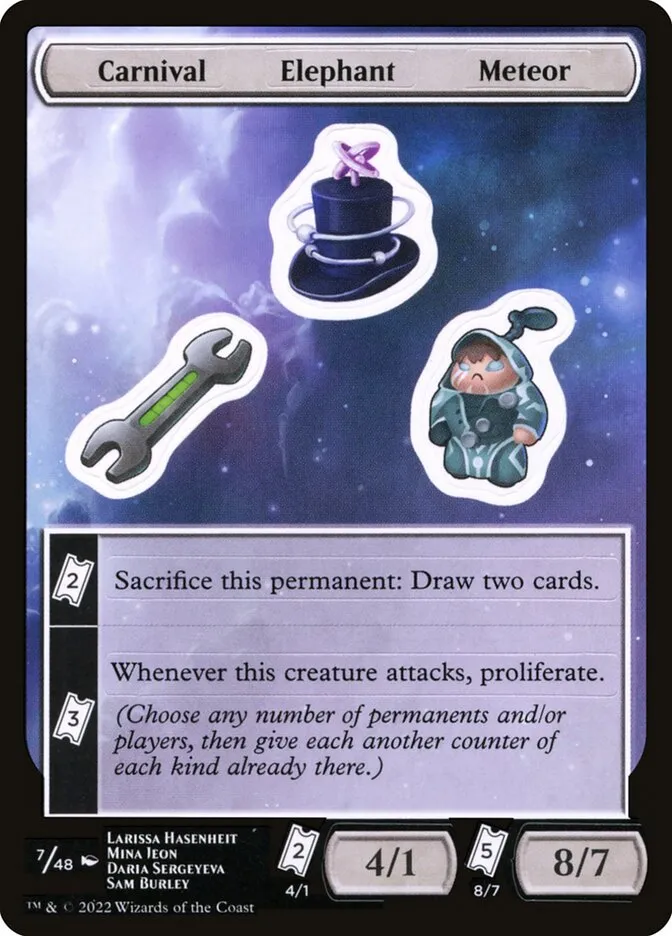 Carnival Elephant Meteor Front Face
