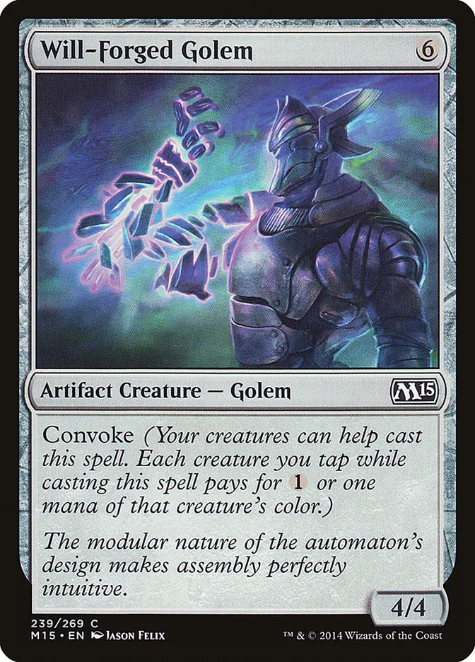 Will-Forged Golem Front Face