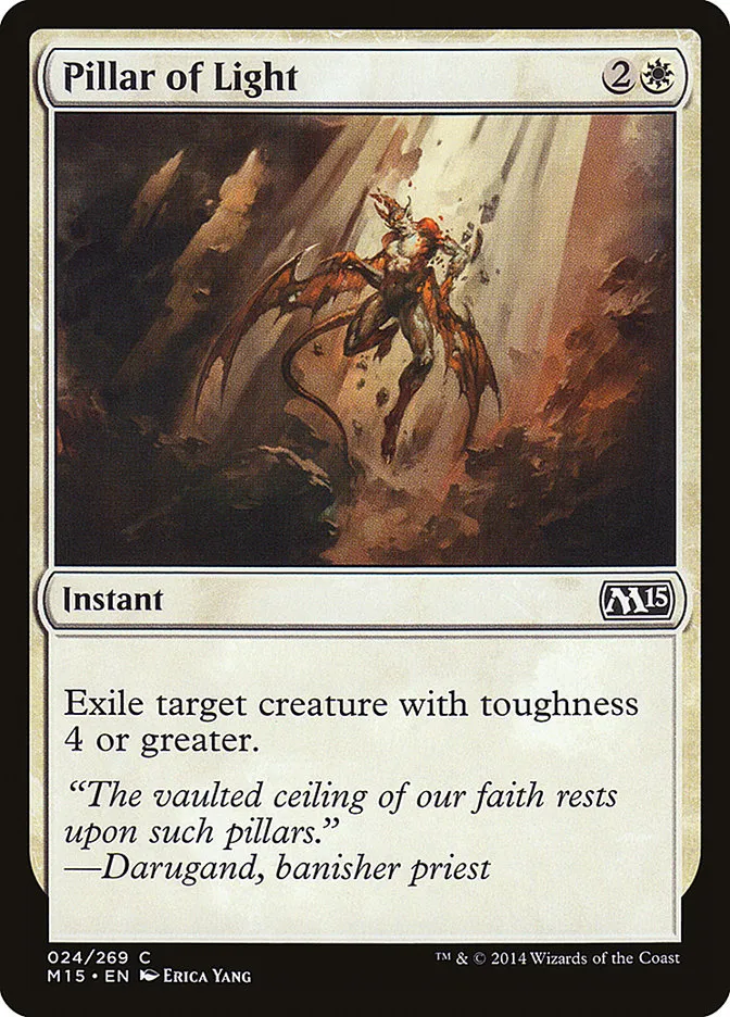 Pillar of Light Front Face