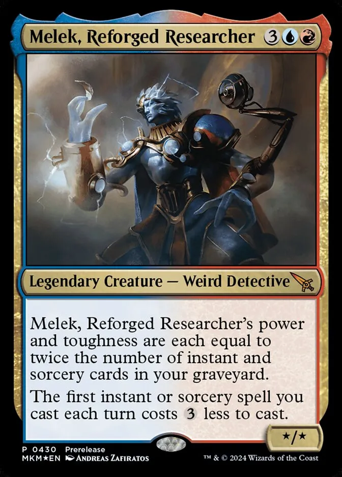 Melek, Reforged Researcher Front Face