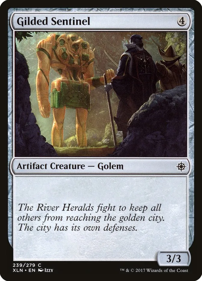 Gilded Sentinel Front Face