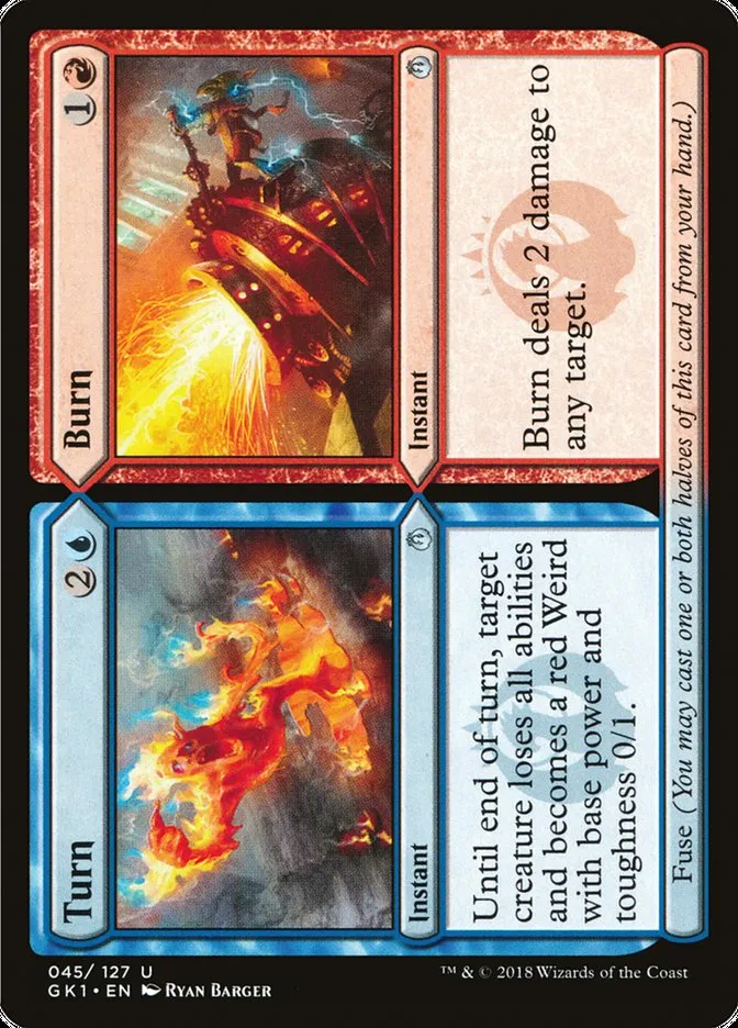 Turn // Burn Front Face
