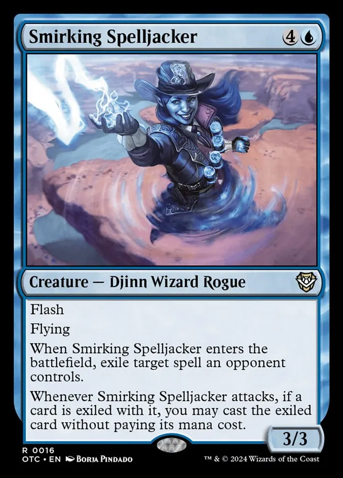 Smirking Spelljacker Front Face