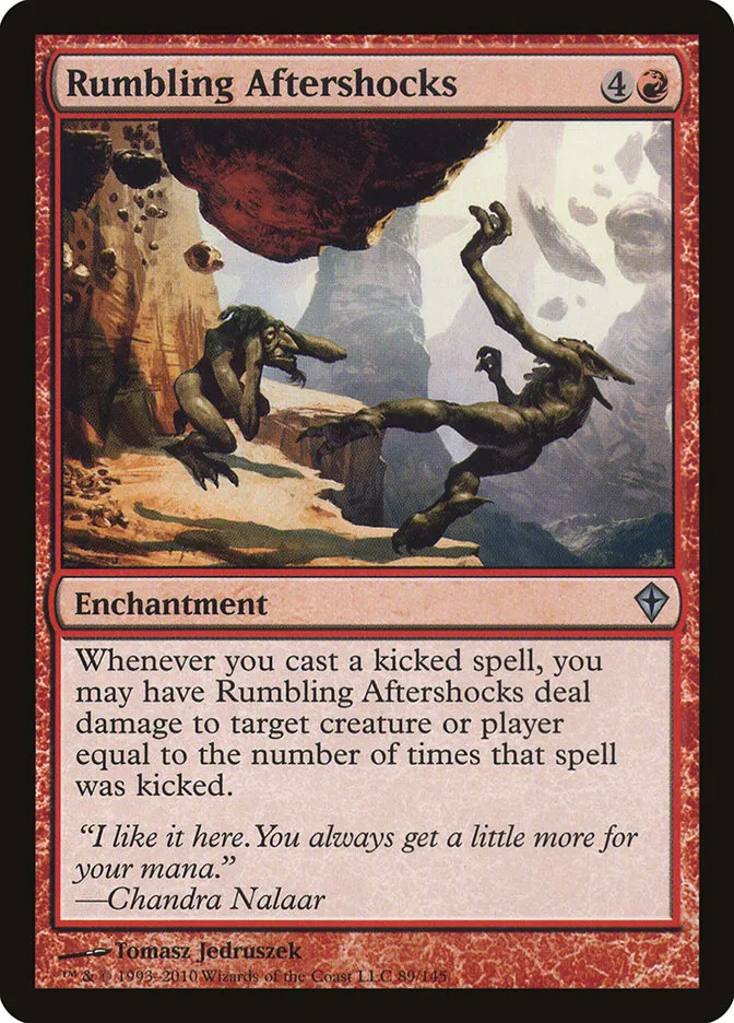 Rumbling Aftershocks Front Face