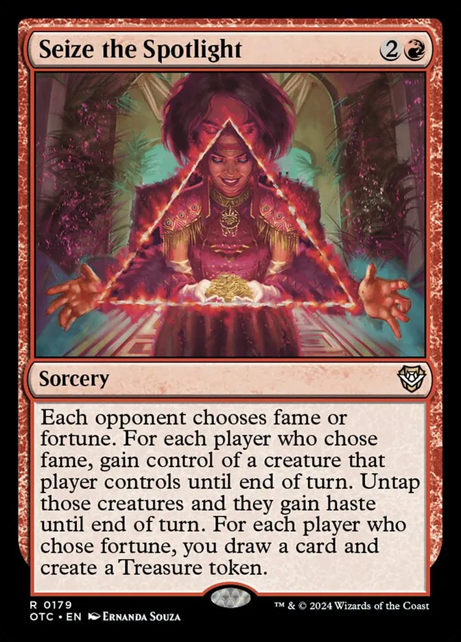 Seize the Spotlight Front Face