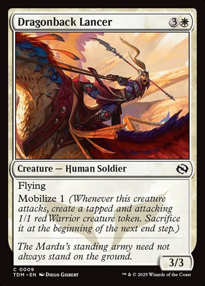 Dragonback Lancer Front Face