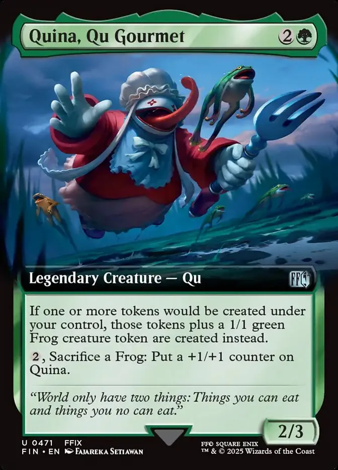 Quina, Qu Gourmet Front Face