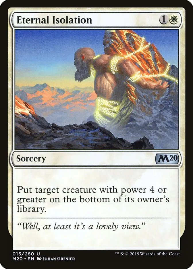Eternal Isolation Front Face