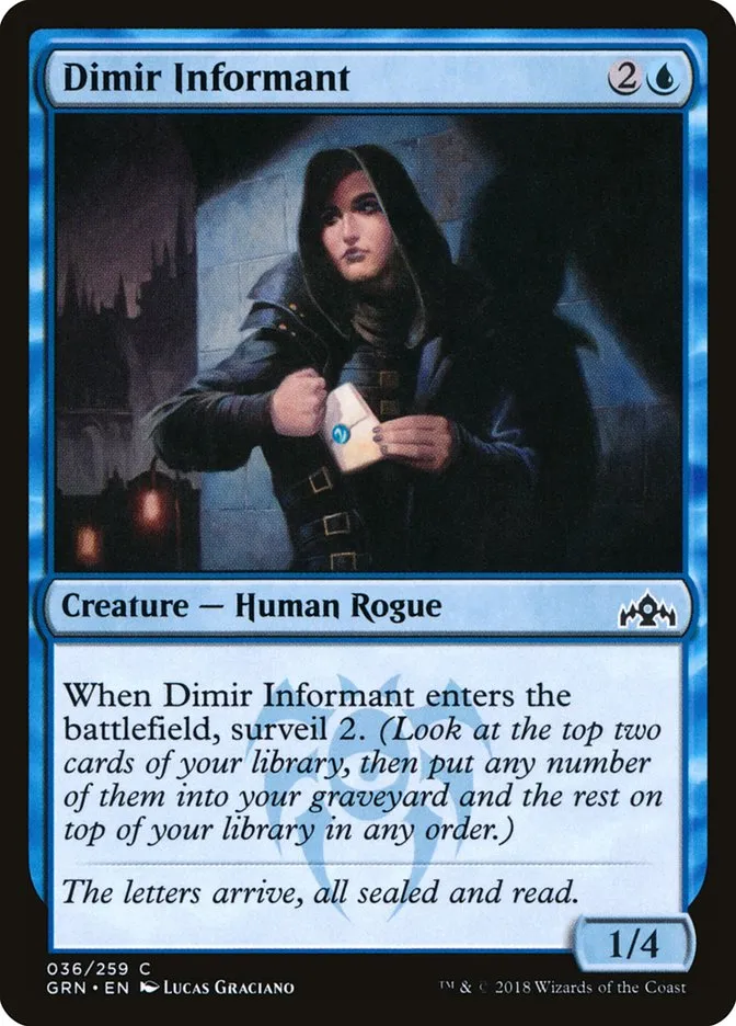 Dimir Informant Front Face