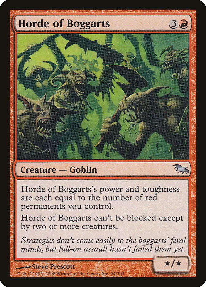 Horde of Boggarts Front Face