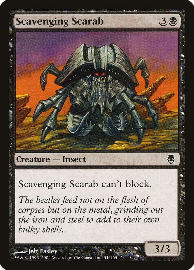 Scavenging Scarab Front Face