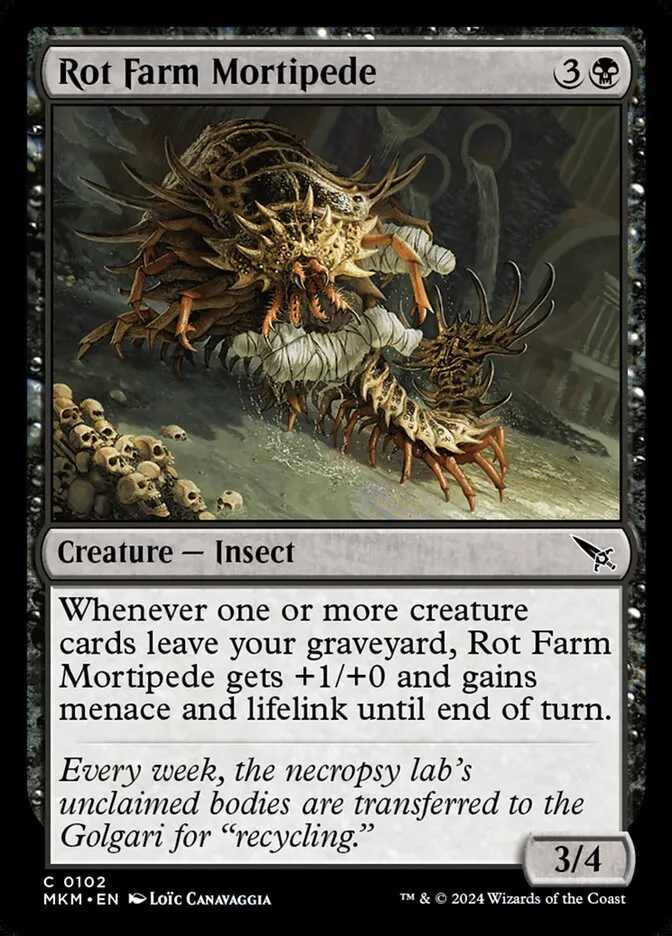 Rot Farm Mortipede Front Face