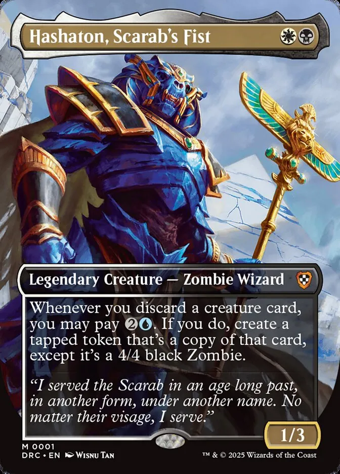 Hashaton, Scarab's Fist Front Face