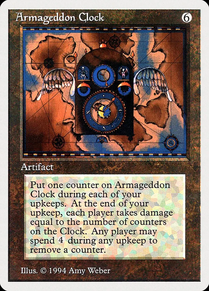 Armageddon Clock Front Face