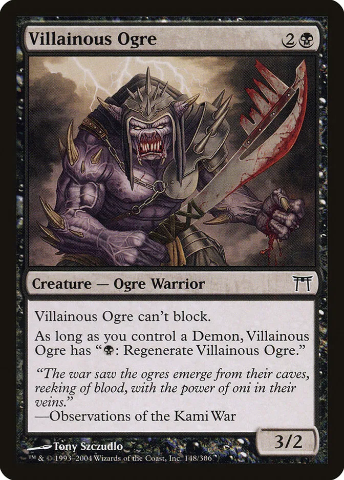 Villainous Ogre Front Face