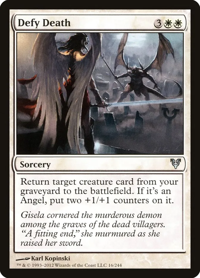 Defy Death Front Face