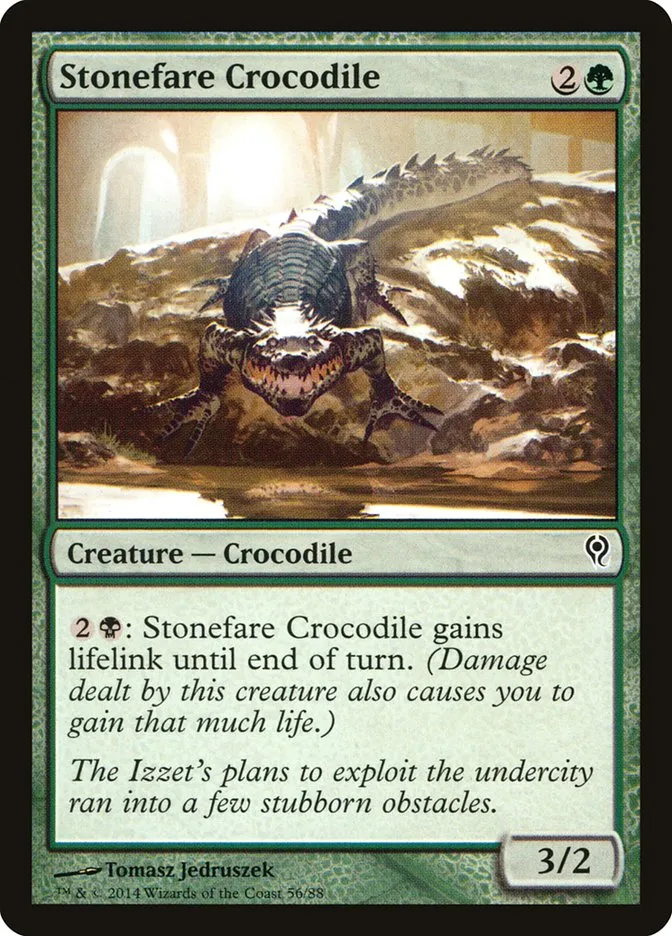 Stonefare Crocodile Front Face