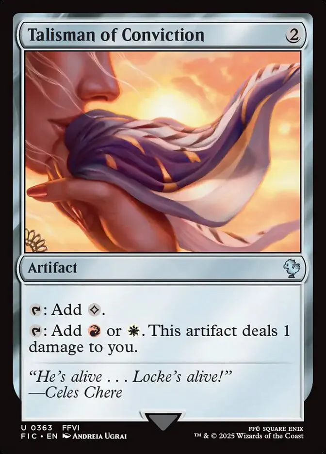 Talisman of Conviction Front Face