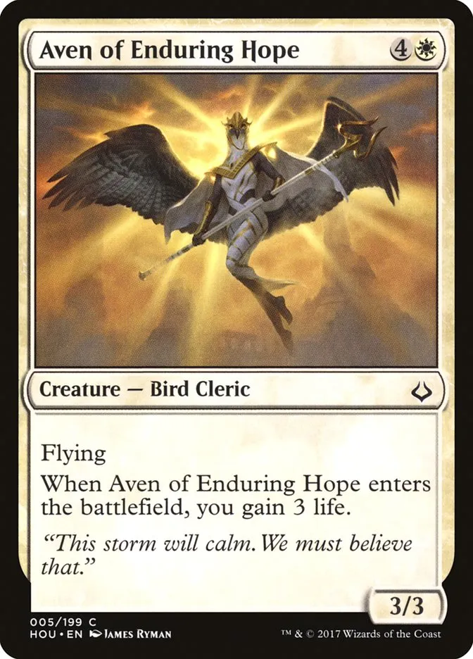 Aven of Enduring Hope Front Face