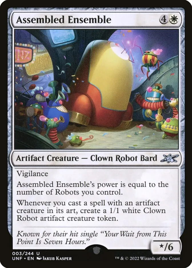 Assembled Ensemble Front Face