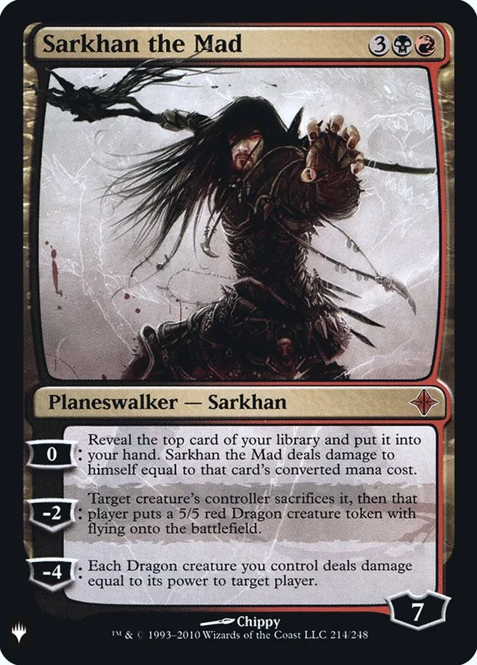 Sarkhan the Mad Front Face